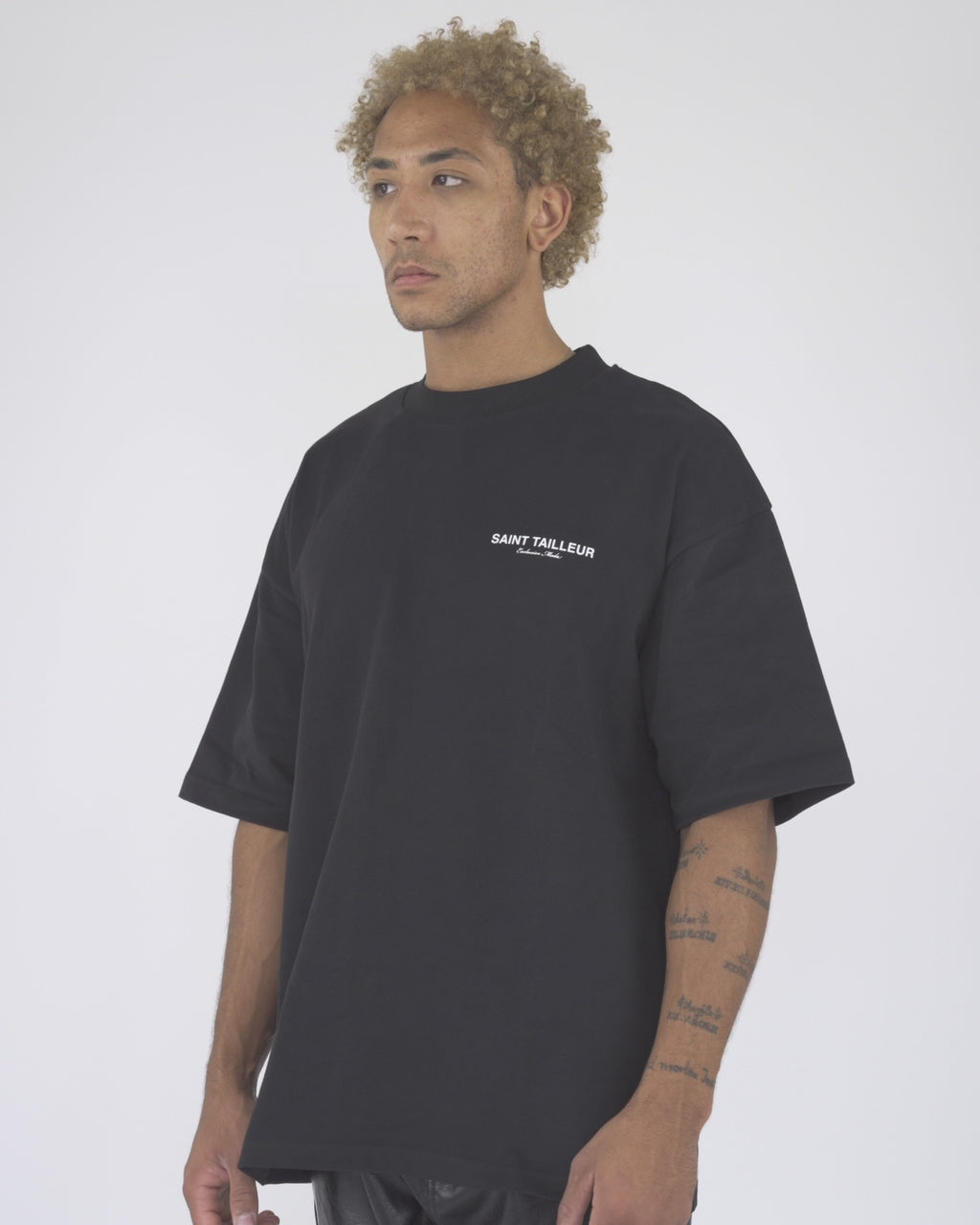 STW black oversize shirt