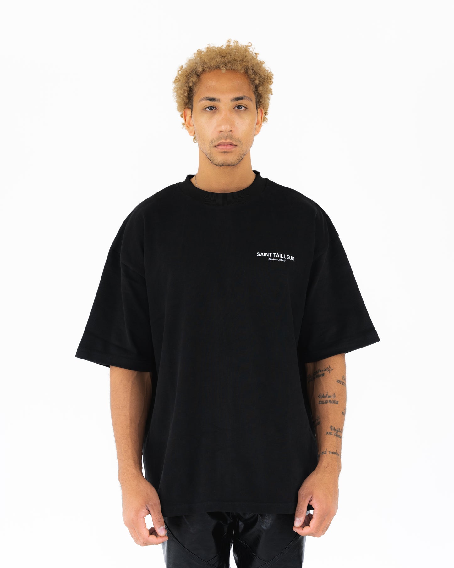 STW black oversize shirt